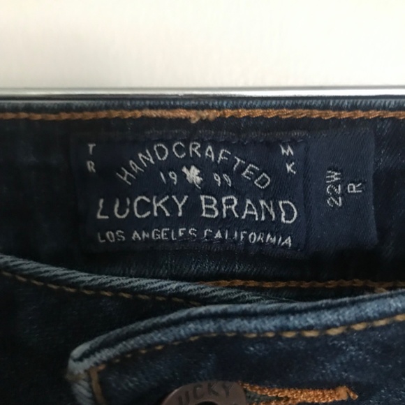 LUCKY BRAND Jeans Ginger bootcut 22W high rise dark wash denim stretch flare - Picture 5 of 8